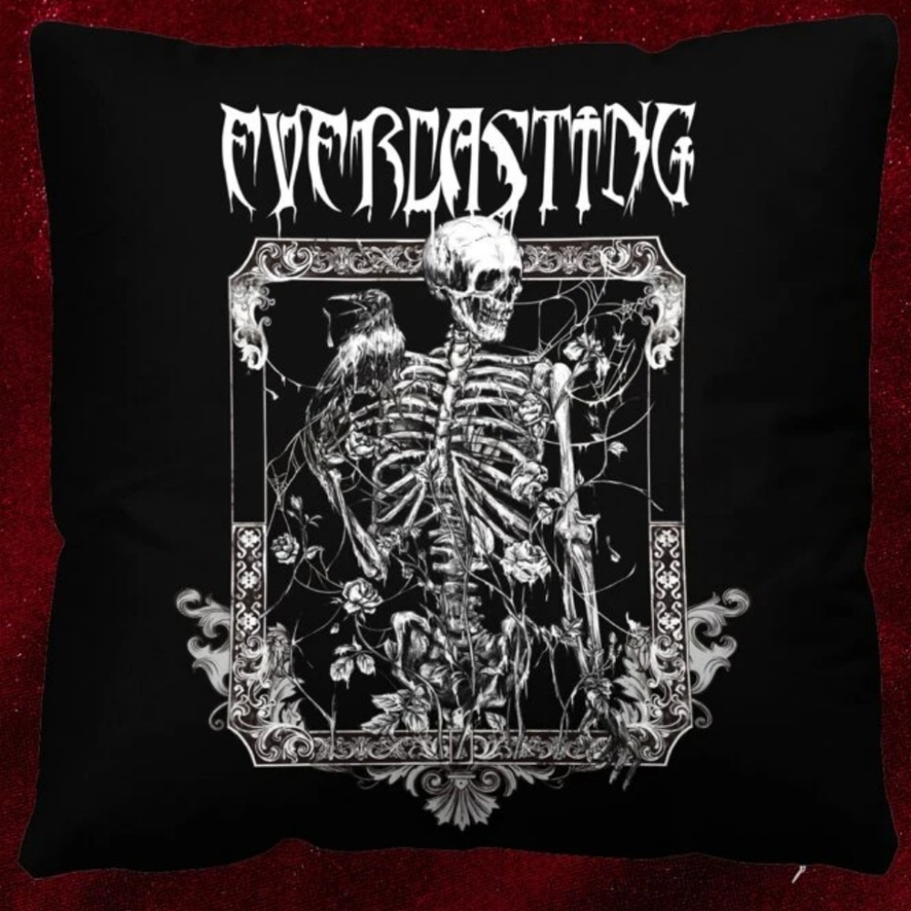 Everlasting Skeleton Cushion Cover (Cushion Not Included) NEW